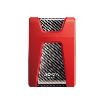 ADATA DashDrive Durable HD650 - Vaste schijf - 1 TB - extern (draagbaar) - 2.5 - USB 3.0 - rood