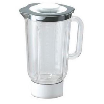 At338 - Blender / Mixeur Complet Gris En Verre 1,5L pour Robots Chef, Major et Cooking Chef pour Robot Menager Kenwood (59961)