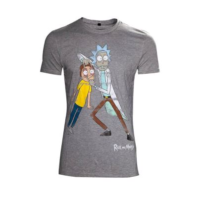 Rick et Morty Crazy Eyes T-shirt des hommes: Petit