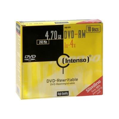 Intenso - DVD-RW x 10 - 4.7 GB - opslagmedia