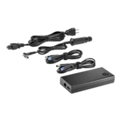 HP Slim Combo Adapter with USB - adaptateur allume-cigare - CA/voiture - 90 Watt