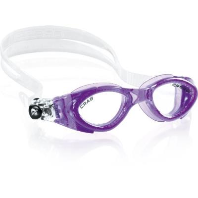 Cressi swim de203141 crab lunettes natation enfant verre clair taille unique lilas