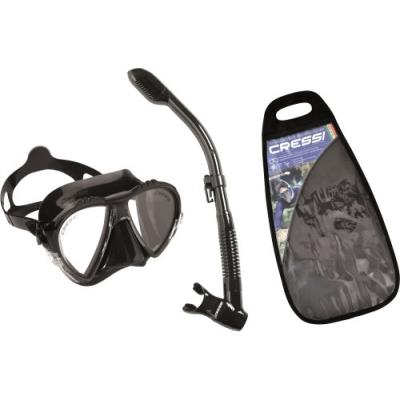 Cressi sub s.p.a. ensemble masque + tuba noir