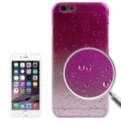Iphone 6 : Coque Housse Plastique Magenta Goutte d'Eau
