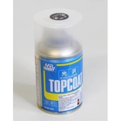 Topcoat Gundam Mr. Hobby Top Coat Gloss Net 88Ml. Spray B501