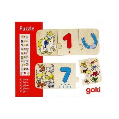 Puzzle chiffres et associations