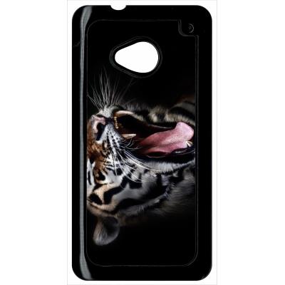 Coque HTC m7 tete de tigre sauvage