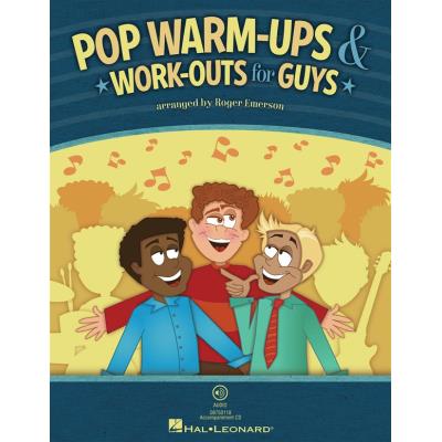 Méthodes et pédagogie HAL LEONARD ROGER ENERSIB - ROGER EMERSON - POP WARM-UPS AND WORK-OUTS FOR GUYS - VOICE Chant