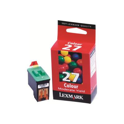 Lexmark Cartridge No. 27 - couleur (cyan, magenta, jaune) - originale - cartouche d'encre