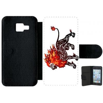 Etui samsung galaxy a3 2016 lion en feu