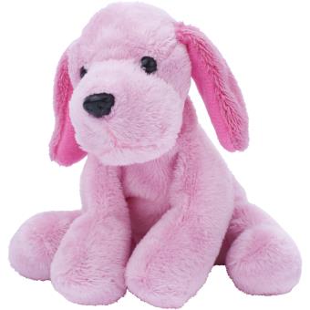 peluche chien rose