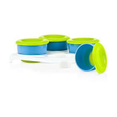 Nuby 5439 garden frais de stockage des aliments et congelés pots avec plateau couleurs peuvent varier
