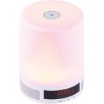 Enceinte sans fil Chronus Lampe de chevet tactile avec haut-parleur  bluetooth, 7 couleurs à commuter, blanc