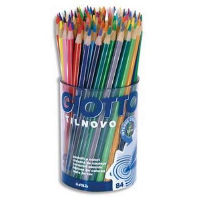 Omyacolor - Crayon De Couleur Stilnovo Coloris Assortis - Pot De 84