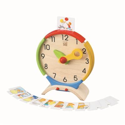 Horloge en bois Plan Toys
