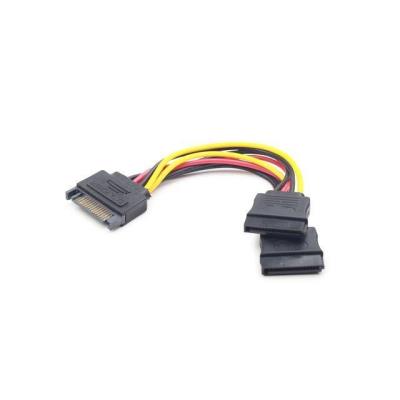 Alimentation Du Câble Gembird Sata 15 Broches -> Sata Hdd 2X - Droite Cc-Satam2F-01