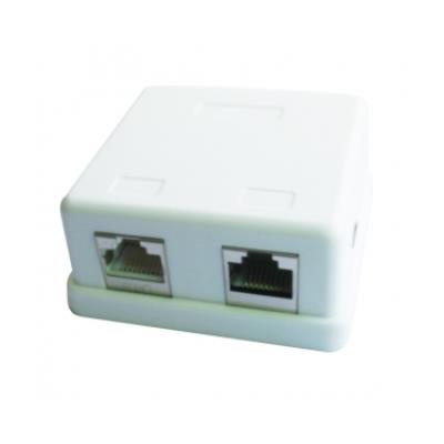 Gembird boîtier de montage en surface avec 2 keystone jacks blindés cat. 6 fournis ncac-fs-smb2