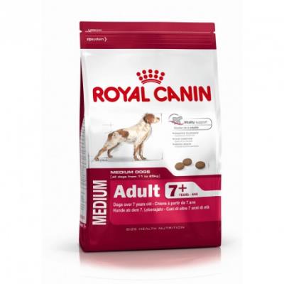 Croquettes royal canin medium adulte mature 7+ sac 15 kg