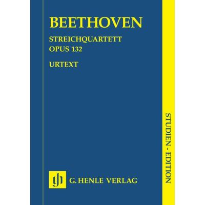 Partitions classique HENLE VERLAG BEETHOVEN L.V. - STRING QUARTET A MINOR OP. 132 Ensemble à cordes