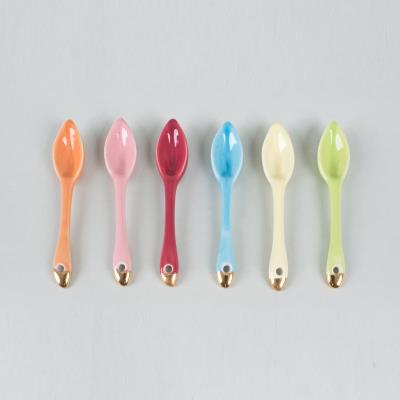 Table Passion - Coffret 6 Cuilleres A Cafe Couleur Assorties