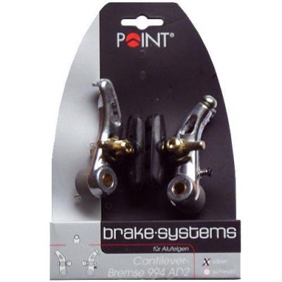 Point plaquettes de frein cantilever pour jantes alu-argent - 30079101
