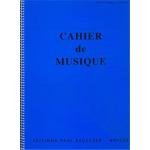 Cahier de musique 12 portées - reliure spirale - 23 x 31 - 96 pages