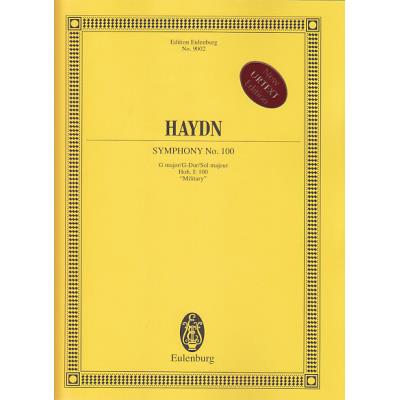 Partitions classique EULENBURG HAYDN J. - SINFONIE NR 100 G-DUR MILITAIRE - CONDUCTEUR DE POCHE Format poche