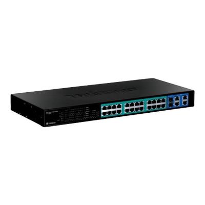 TRENDnet TPE-224WS Web Smart PoE Switch - switch - 24 poorten - Beheerd