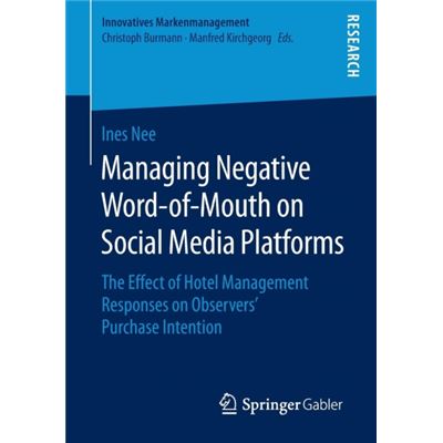 Managing Negative Wordofmouth On Social
