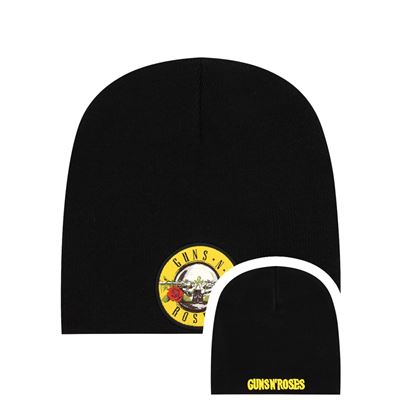 Guns N' Roses Bonnet en coton Bullet Logo noir
