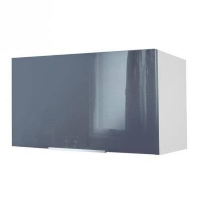 Caisson Hotte haut 60 cm Gris Haute brillance