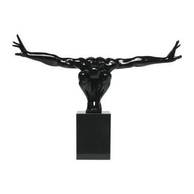 Statue athlÃ'te noir