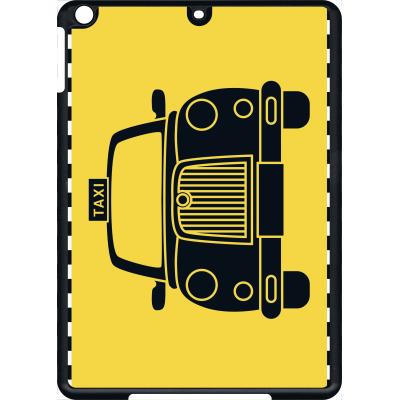 Coque pour apple ipad air taxi sur fond jaune