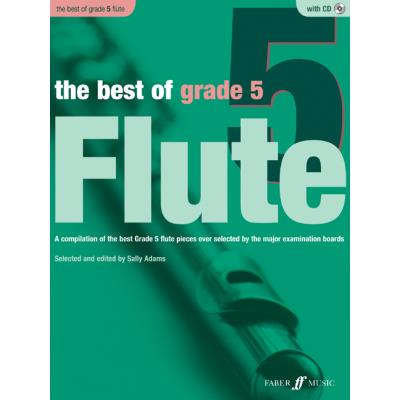 Partitions variété, pop, rock... FABER MUSIC ADAMS SALLY  - BEST OF GRADE 5 + CD - FLUTE AND PIANO  Vents