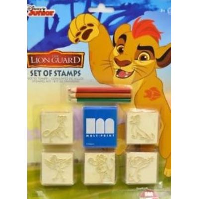 Multiprint ensemble de coloriage Lion Guard 9 pièces