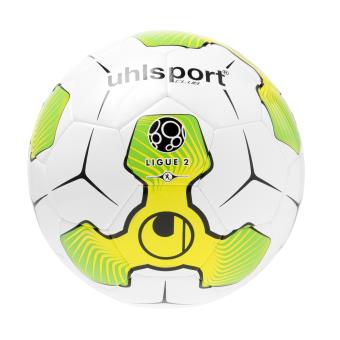 Ballon Uhlsport Ligue 2 Club Training-orange fluo/blanc ...