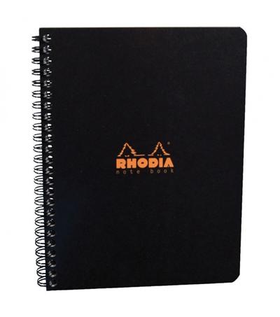 Note Book Classic Reliure Intégrale 16x21 Ligné 160 pages Détachable Couverture Noire