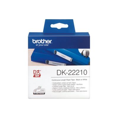 Brother DK-22210 - etiketten