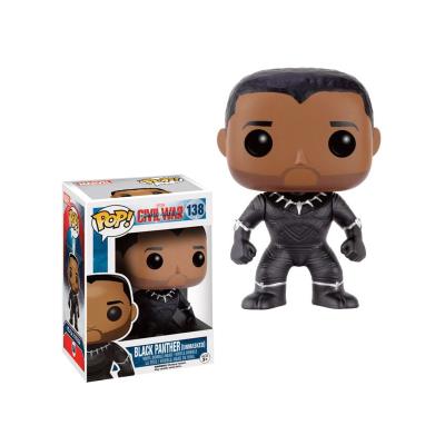 Figurine Captain America Civil War - Black Panther Unmasked Exclusive Pop 10cm
