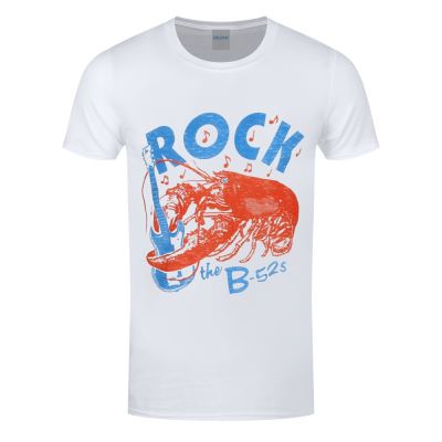 The B-52's T-Shirt Rock Lobster Homme Blanc - Taille S