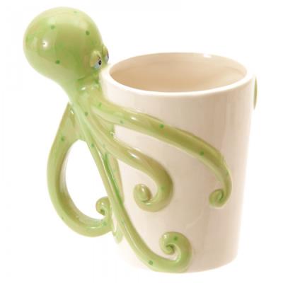 Mug Céramique anse Pieuvre par Lisa Parker