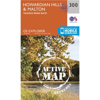 Os Explorer Map Active (300) Howardian Hills And Malton (Os Explorer ...