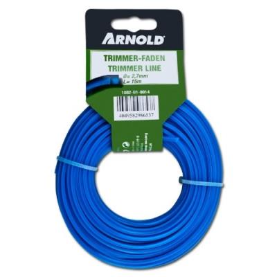 Arnold 1082-U1-0014 Fil Pour Coupe-Bordure Circulaire À 4 Pans 2,7 Mm