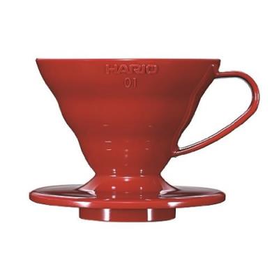Hario porte-filtre en plastique pour machine à café, rouge, size 01
