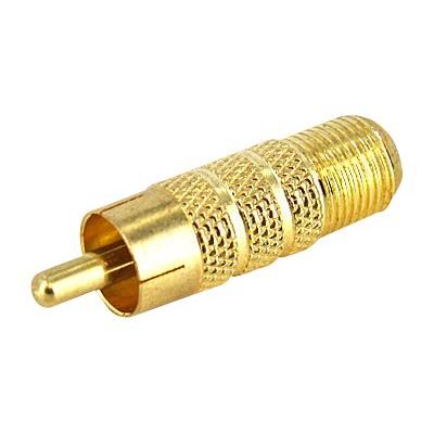 StarTech.com RCA naar F Type Coaxial adapter M/F - videoadapter - composietvideo