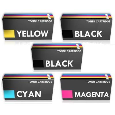 Prestige Cartridge Kit 5 X Cartouches De Laser Toner Compatible Dehaut Rendement Pour Les Séries Brother Tn-241/Tn-245 Noir/Cyan/Magenta/Jaune