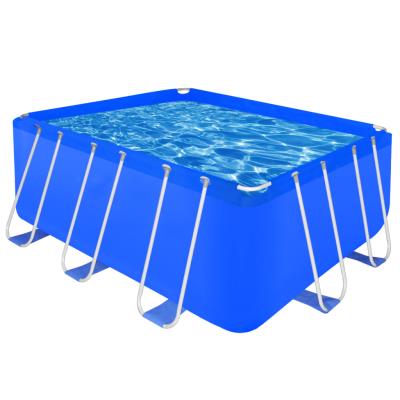 vidaXL Piscine rectangulaire avec cadre en acier 400 x 207 122 cm