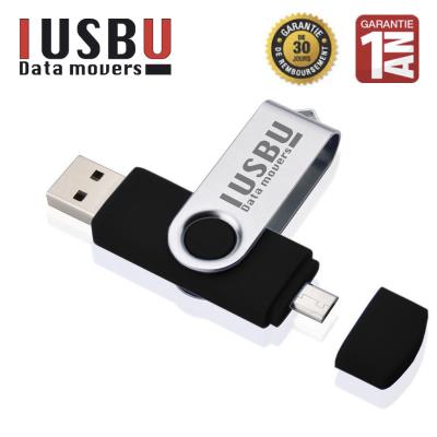 Clé USB flip: USB 2.0 - micro USB \