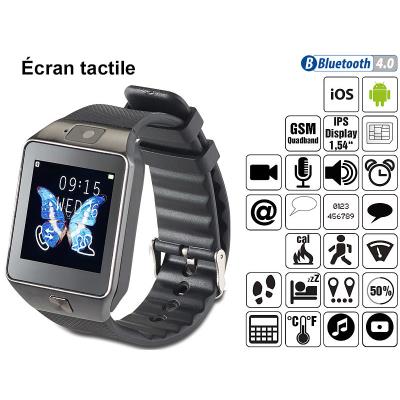 Montre-téléphone et smartwatch Bluetooth avec caméra PW-440