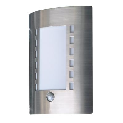Demi - applique à détecteur de mouvement messina, acier brossé ranex 5000.086
